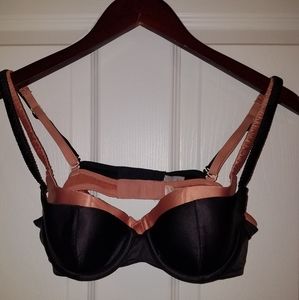 J.Crew balconette bra 34A bundle (1 black/1 rose)